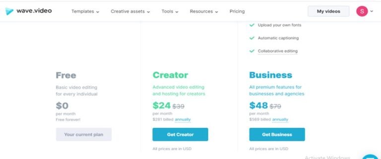 wave video pricing